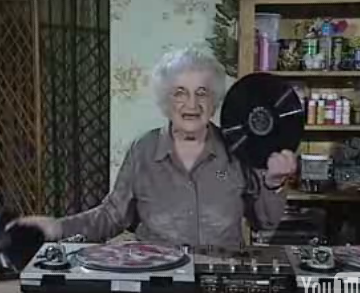 Hipster Granny Makes a Mash-up